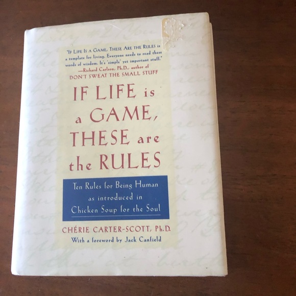 If Life is a Game, These are the Rules Book- 742 $12 or 🎉 - Picture 1 of 5